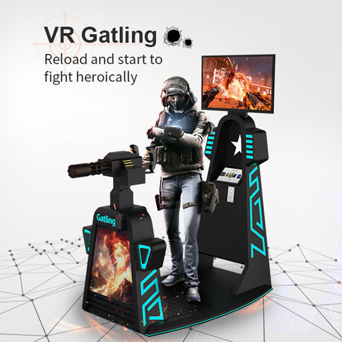 Komersial VR Simulator 9d Virtual Reality HD Arcade 360 ​​Cinema Shooting Flight 0