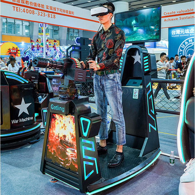 360 Derajat Berdiri Interaktif 9d Vr Arcade Game Menembak Mesin Simulator 0