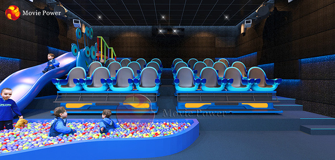 Teater Hiburan Anak Bioskop Tema Laut Bioskop 4d 5d 7d XD untuk Pusat Perbelanjaan 0